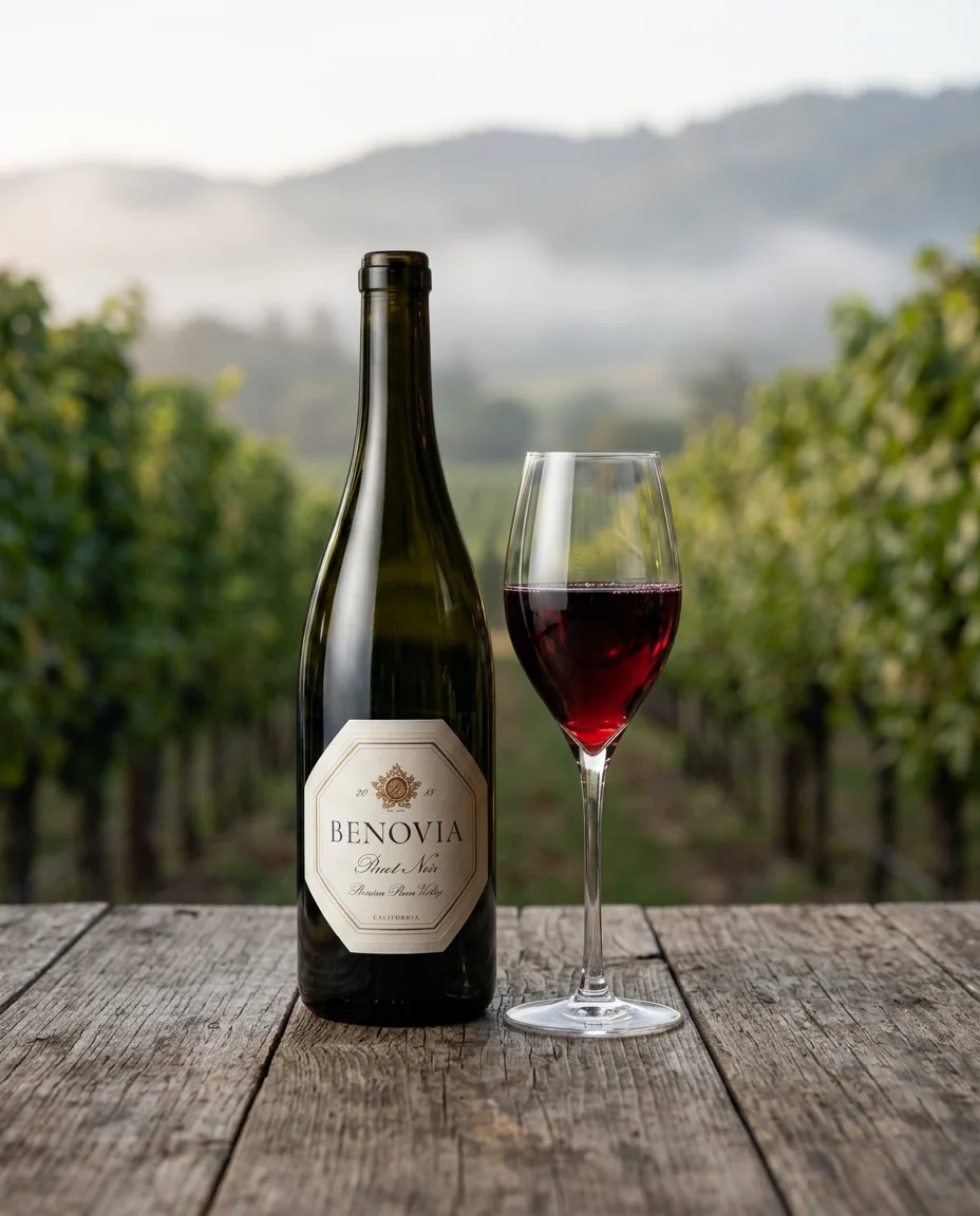 Benovia Russian River Valley Pinot Noir bottle