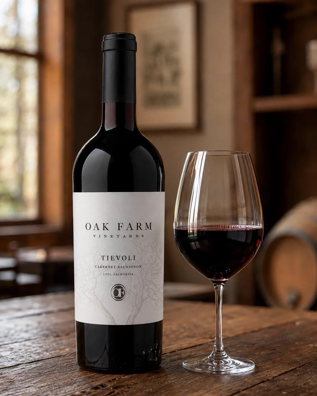 Oak Farm Vineyards Tievoli Cabernet Sauvignon bottle
