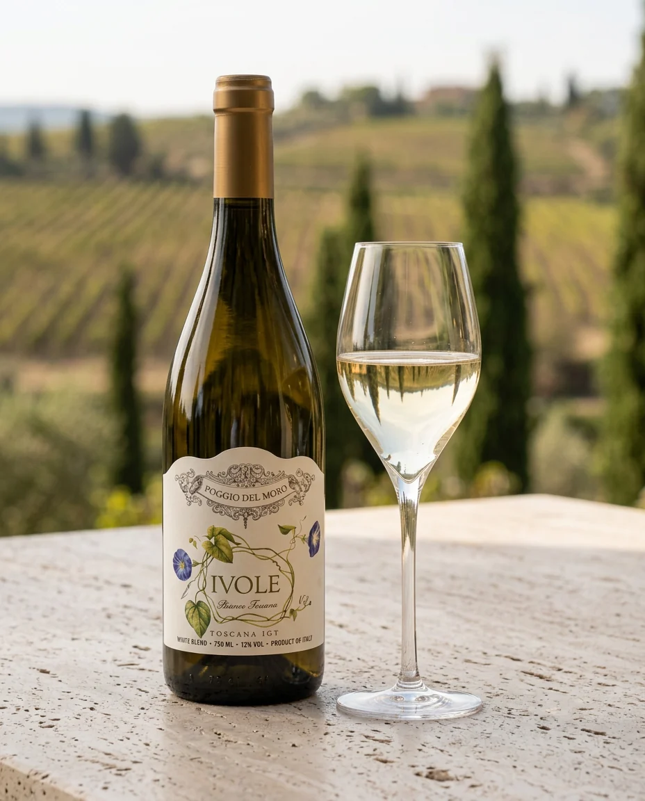 Poggio del Moro “IVOLE” Bianco Toscana IGT bottle